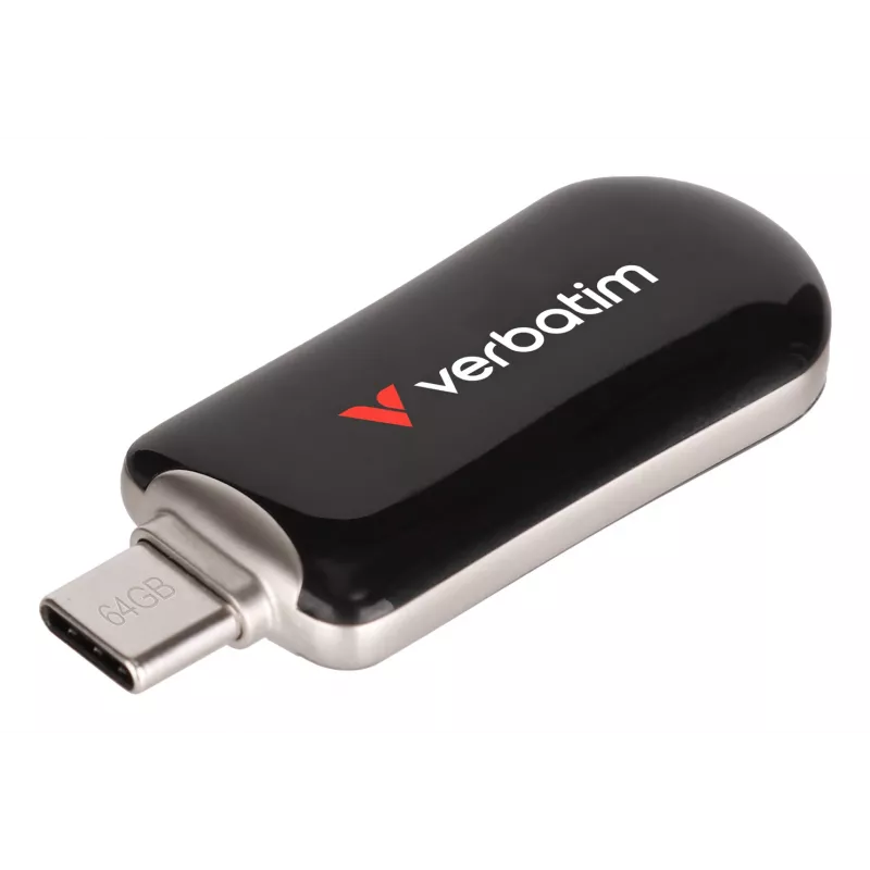 Verbatim Plectra USB-C-muistitikku musta 64GB