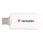 Verbatim Plectra USB-C-muistitikku valkoinen 64 GB, 64 GB, USB Type-C, 3.2 Gen 1 (3.1 Gen 1), 100 MB/s, suojukseton, valkoinen