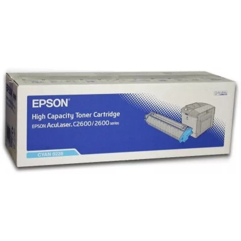 Epson AL-C2600 värikasetti syaani 5k, 5000 sivua, syaani, 1 kpl