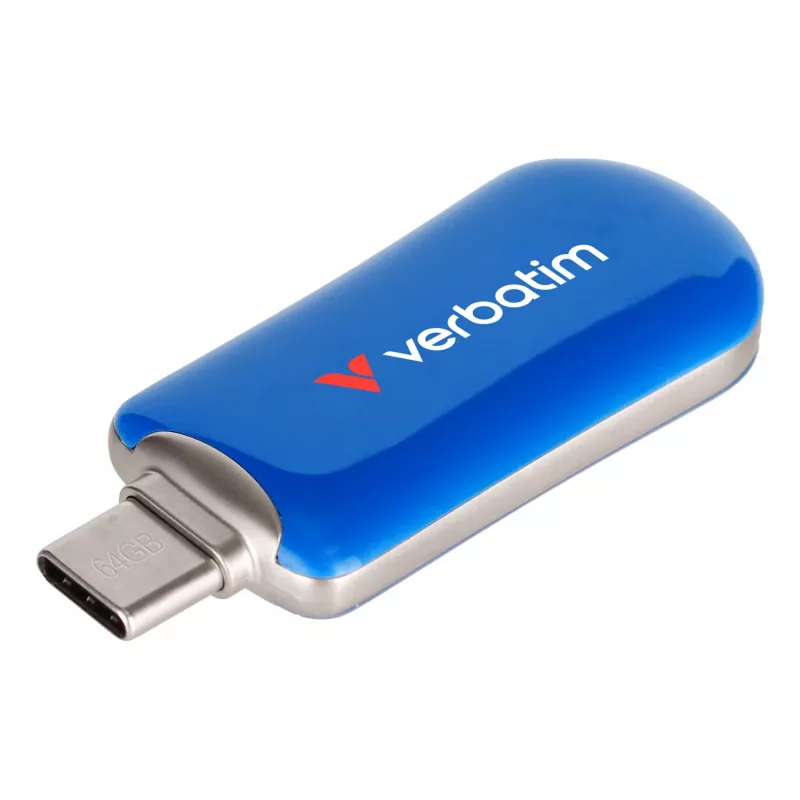 Verbatim Plectra USB-C -flash-asema sininen 64GB