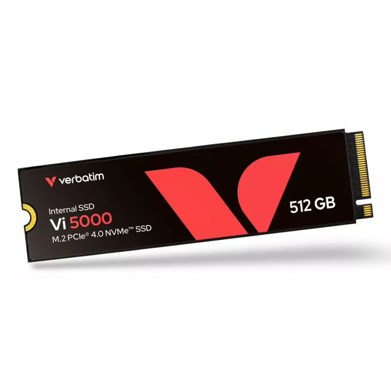 Verbatim Vi5000 PCIe NVMe M.2 SSD 512 GB, 512 GB, M.2, 5 000 MB/s