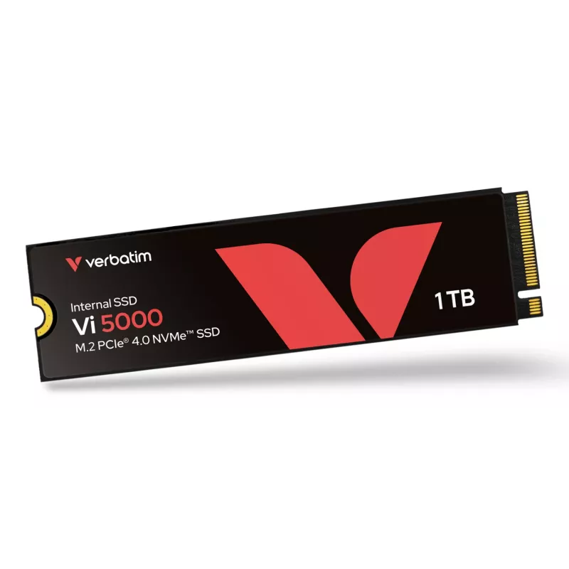 Verbatim Vi5000 PCIe NVMe M.2 SSD 1TB, 1 TB, M.2, 5 000 MB/s