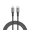 Verbatim Sync & Charge -kaapeli USB-C–Lightning 120 cm, 1,2 m, Lightning, USB C, uros, uros, musta