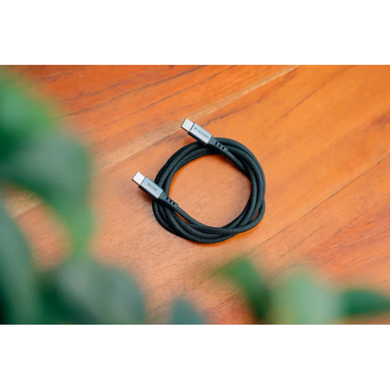 Verbatim Sync & Charge -kaapeli – 60W USB-C - USB-C 120 cm, 1,2 m, USB C, USB C, USB 2.0, 0,48 Gbit/s, musta