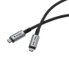 Verbatim Sync & Charge USB C - USB C 240W 40 Gbit/s 120 cm, 1,2 m, USB C, USB C, USB4 Gen 2x2, 40 Gbit/s, musta