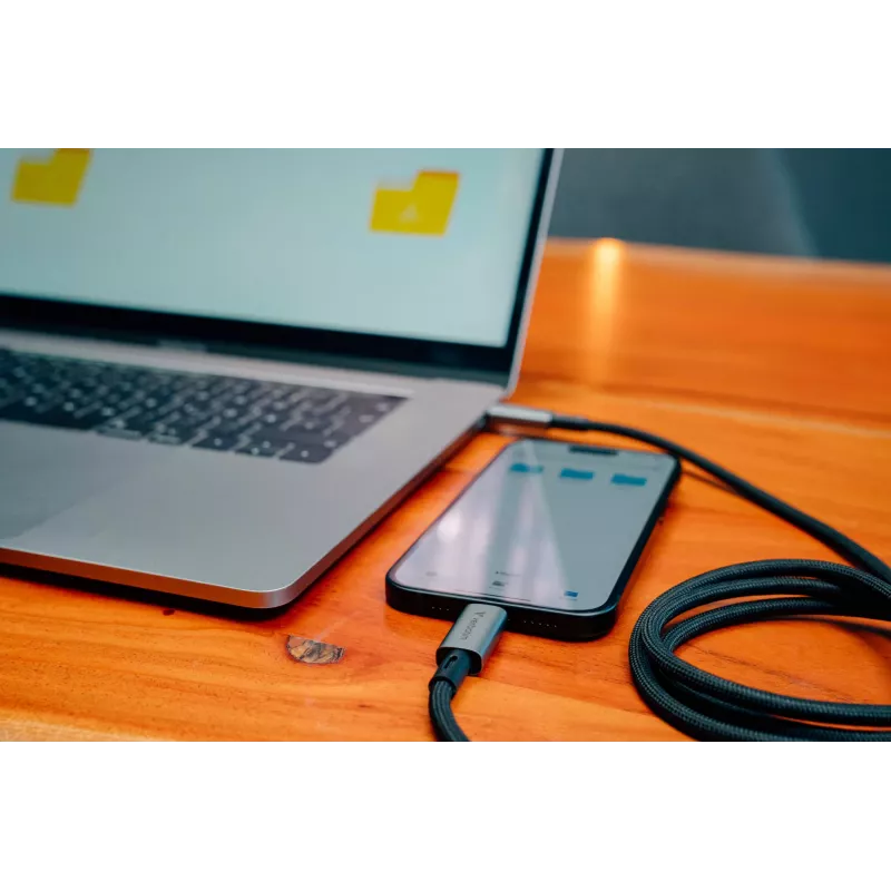 Verbatim Sync & Charge USB C - USB C 240W 40 Gbit/s 120 cm, 1,2 m, USB C, USB C, USB4 Gen 2x2, 40 Gbit/s, musta