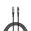 Verbatim Sync & Charge USB C - USB C 100W Display 120 cm, 1,2 m, USB C, USB C, USB 2.0, 0,48 Gbit/s, musta