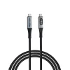 Verbatim Sync & Charge USB-C - USB-C 240W -kaapeli näytöllä 120 cm