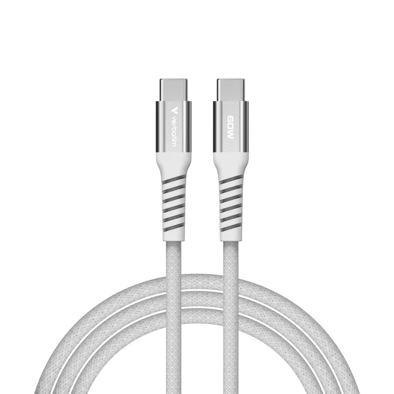 Verbatim Sync & Charge Magnetic -kaapeli - 60W USB-C - USB-C 120 cm harmaa