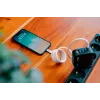 Verbatim Sync & Charge Magnetic -kaapeli - 60W USB-C - USB-C 120 cm harmaa