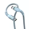 Verbatim Sync & Charge magneettikaapeli – 60 W USB-C–USB-C 120 cm sininen