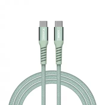 Verbatim Sync & Charge Magnetic -kaapeli - 100W USB-C - USB-C 120 cm vihreä