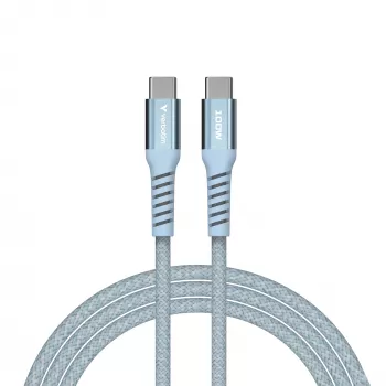 Verbatim Sync & Charge magneettikaapeli – 100W USB-C - USB-C 120 cm sininen