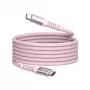 Verbatim Sync & Charge Magnetic -kaapeli – 100W USB-C - USB-C, 120 cm, pinkki