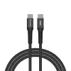 Verbatim Sync & Charge magneettikaapeli – 60 W USB-C–USB-C, 120 cm, musta