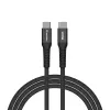 Verbatim Sync & Charge magneettikaapeli – 100 W USB-C–USB-C 120 cm musta