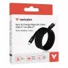 Verbatim Sync & Charge magneettikaapeli – 100 W USB-C–USB-C 120 cm musta