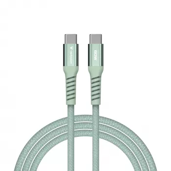 Verbatim Sync & Charge Magnetic -kaapeli - 60W USB-C - USB-C 120 cm vihreä