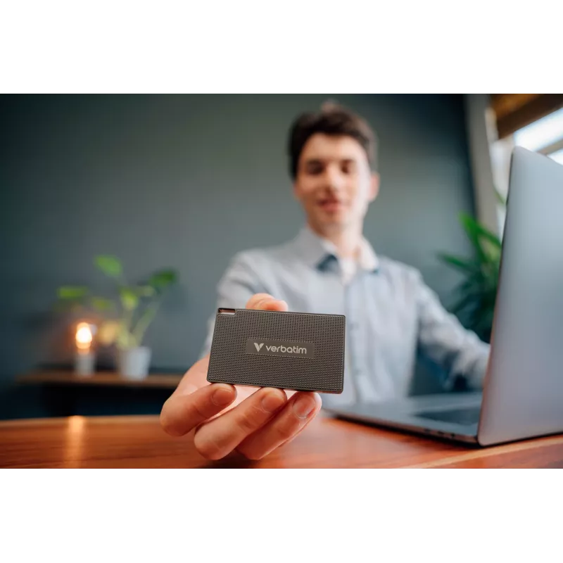 Verbatim Metal Mini SSD USB-C 3. Gen 2 512 GB, 512 GB, USB Type-C, USB 3.2 Gen 2x2, 2000 MB/s, 10 Gbit/s, harmaa