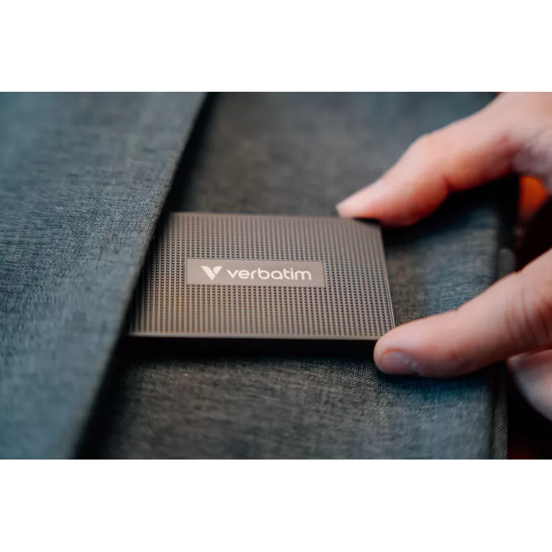 Verbatim Metal Mini SSD USB-C 3.2 Gen 2 1 TB, 1 TB, USB Type-C, USB 3.2 Gen 2x2, 2000 MB/s, 10 Gbit/s, harmaa