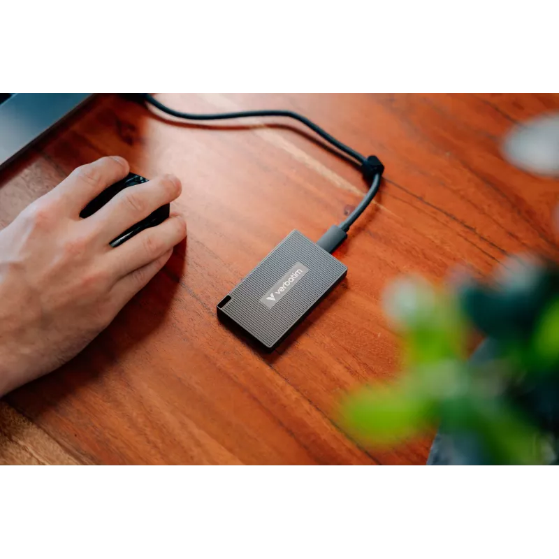 Verbatim Metal Mini SSD USB-C 3.2 Gen 2 1 TB, 1 TB, USB Type-C, USB 3.2 Gen 2x2, 2000 MB/s, 10 Gbit/s, harmaa