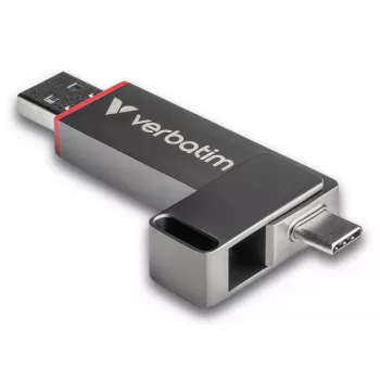 Verbatim Dual QuickStick USB-muistitikku 512 GB USB Type-A / USB Type-C 3.2 Gen 1 (3.1 Gen 1) harmaa