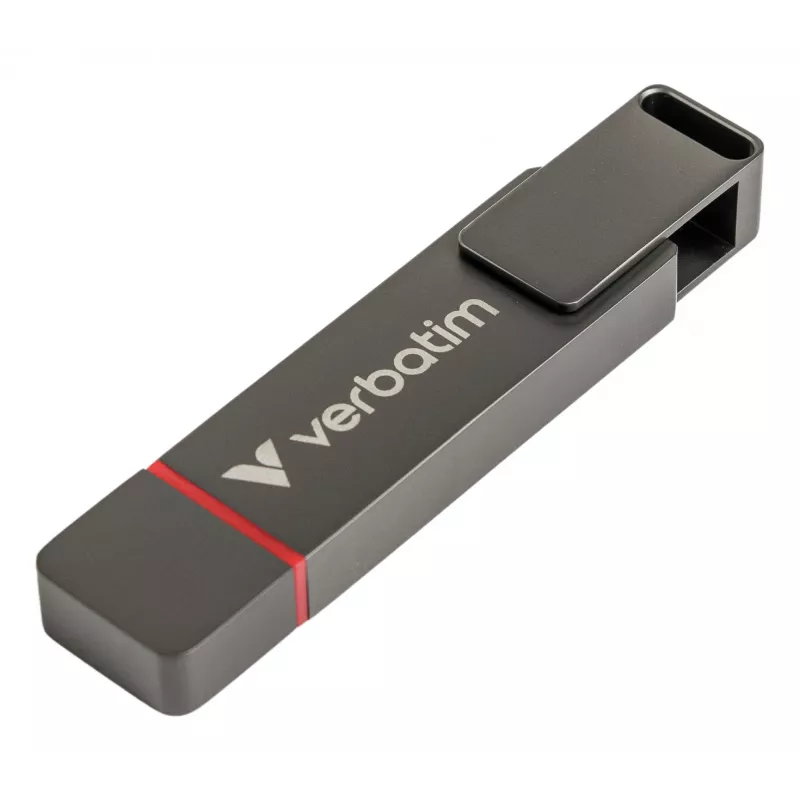 Verbatim Dual QuickStick USB-muistitikku 512 GB USB Type-A / USB Type-C 3.2 Gen 1 (3.1 Gen 1) harmaa