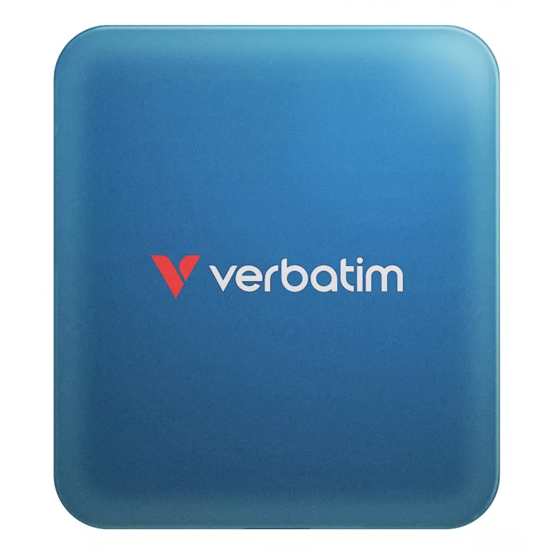 Verbatim SnapBack SSD 1TB sininen Metallic, 1 TB, USB Type-C, USB 3.2 Gen 2x2, 2000 MB/s, 20 Gbit/s, sininen