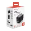 Verbatim Charge 'n' Travel Diamond 85W sisäänvedettävä kaapeli CNT-02