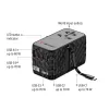 Verbatim Charge 'n' Travel Diamond 85W sisäänvedettävä kaapeli CNT-02
