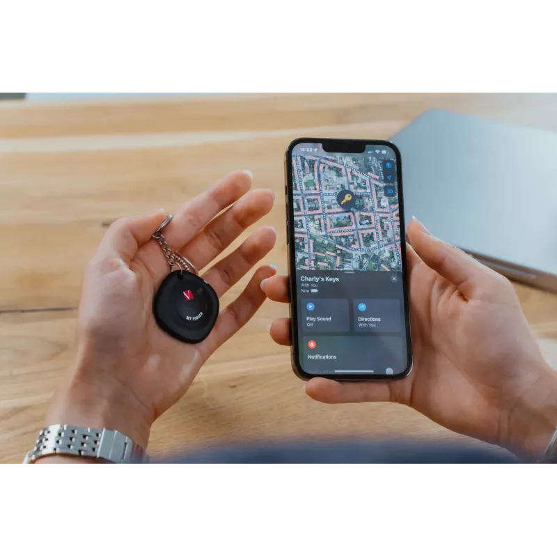 Verbatim MYF-02 Bluetooth-esineenetsijä 2 kpl:n pakkaus musta/valkoinen