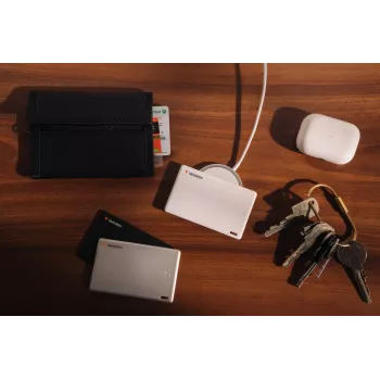 Verbatim My Finder Card Bluetooth-esineenetsijä 2 kpl:n pakkaus musta / hopea