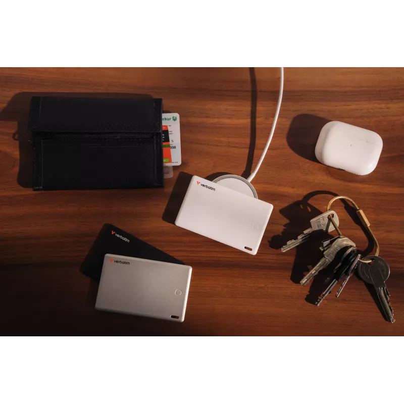 Verbatim My Finder Card Bluetooth-esineenetsijä 3 kpl:n pakkaus musta / hopea / valkoinen
