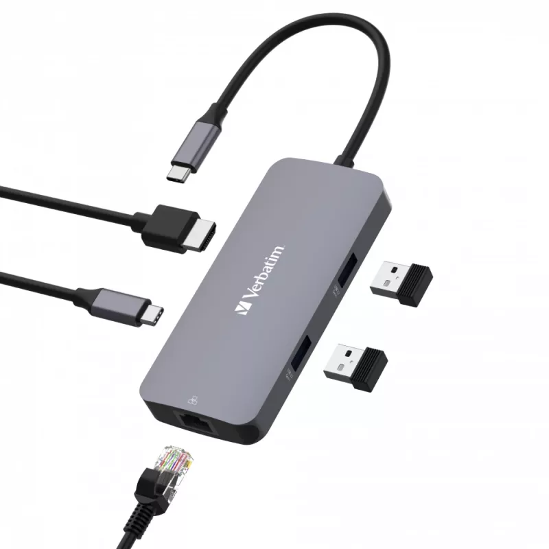 Verbatim CMH-05 USB Type-C 5000 Mbit/s hopea