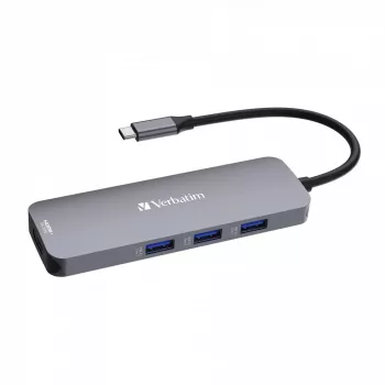 Verbatim CMH-08 USB Type-C 5000 Mbit/s hopea