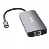 Verbatim CMH-09 USB Type-C 10 000 Mbit/s hopea