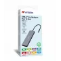 Verbatim CMH-13 USB Type-C -keskitin 10 000 Mbit/s hopea