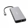 Verbatim CMH-13 USB Type-C -keskitin 10 000 Mbit/s hopea