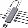 Verbatim CMH-13 USB Type-C -keskitin 10 000 Mbit/s hopea