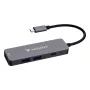 Verbatim USB-C Essentials -multiport-keskitin 4 porttia: HDMI, USB-C PD, USB-A 3.2 Gen 1, USB-A