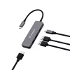 Verbatim USB-C Essentials -multiport-keskitin 4 porttia: HDMI, USB-C PD, USB-A 3.2 Gen 1, USB-A