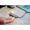 Verbatim USB-C Essentials -multiport-keskitin 4 porttia: HDMI, USB-C PD, USB-A 3.2 Gen 1, USB-A