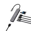 Verbatim USB-C Essentials -multiport-keskitin 7 porttia: HDMI, USB-C, USB-C 3.2 Gen 1, 2 x USB-A 3.2 Gen 1, SD & microSD