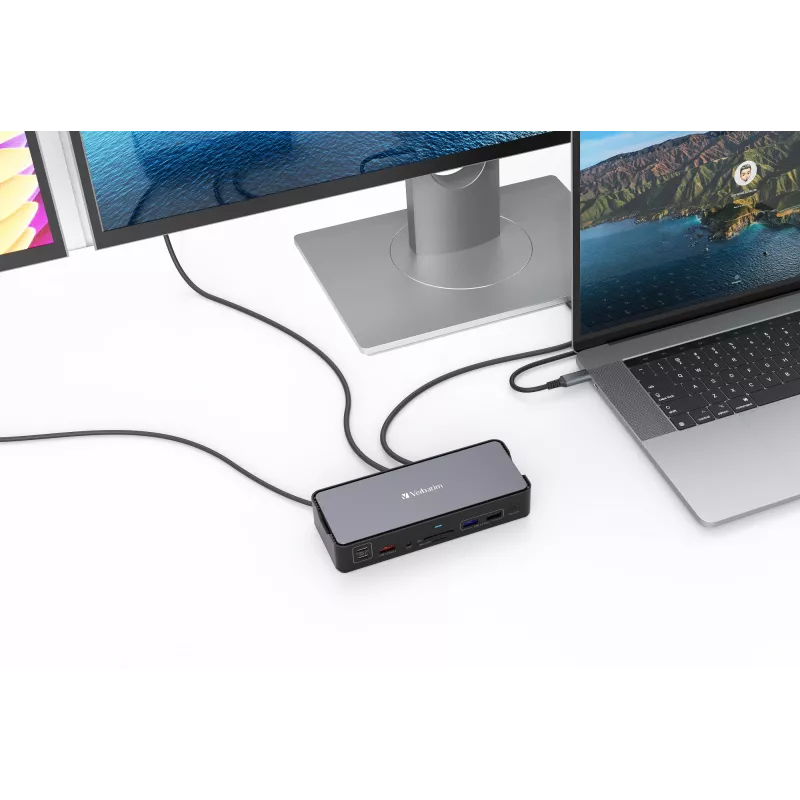 Verbatim CDS-15 langallinen USB 3.2 Gen 1 (3.1 Gen 1) Type-C musta, harmaa