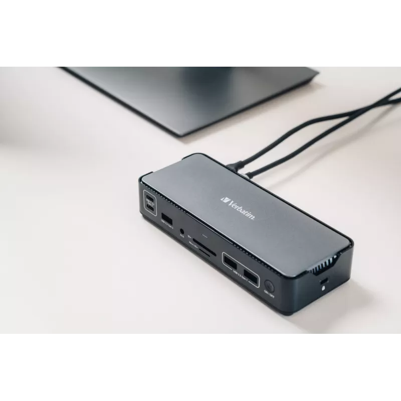 Verbatim CDS-15 langallinen USB 3.2 Gen 1 (3.1 Gen 1) Type-C musta, harmaa