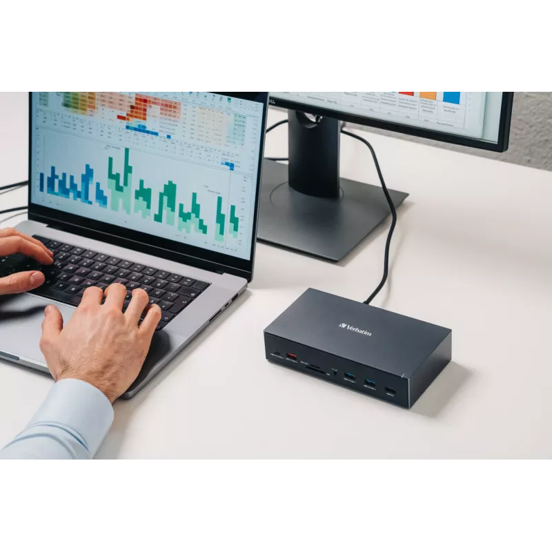 Verbatim CDS-17 langallinen USB 3.2 Gen 1 (3.1 Gen 1) Type-C musta, harmaa