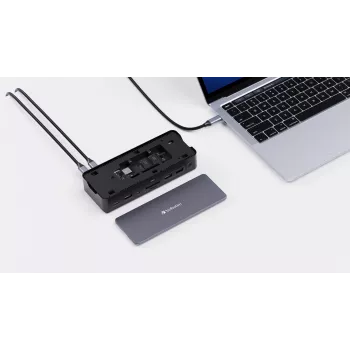 Verbatim CDS-15S langallinen USB 3.2 Gen 1 (3.1 Gen 1) Type-C musta, harmaa