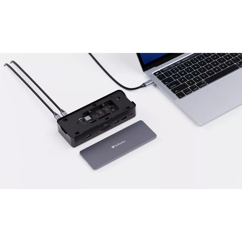 Verbatim CDS-15S langallinen USB 3.2 Gen 1 (3.1 Gen 1) Type-C musta, harmaa