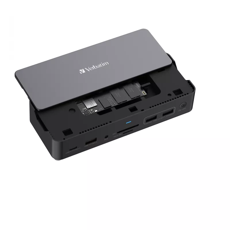 Verbatim CDS-15S langallinen USB 3.2 Gen 1 (3.1 Gen 1) Type-C musta, harmaa