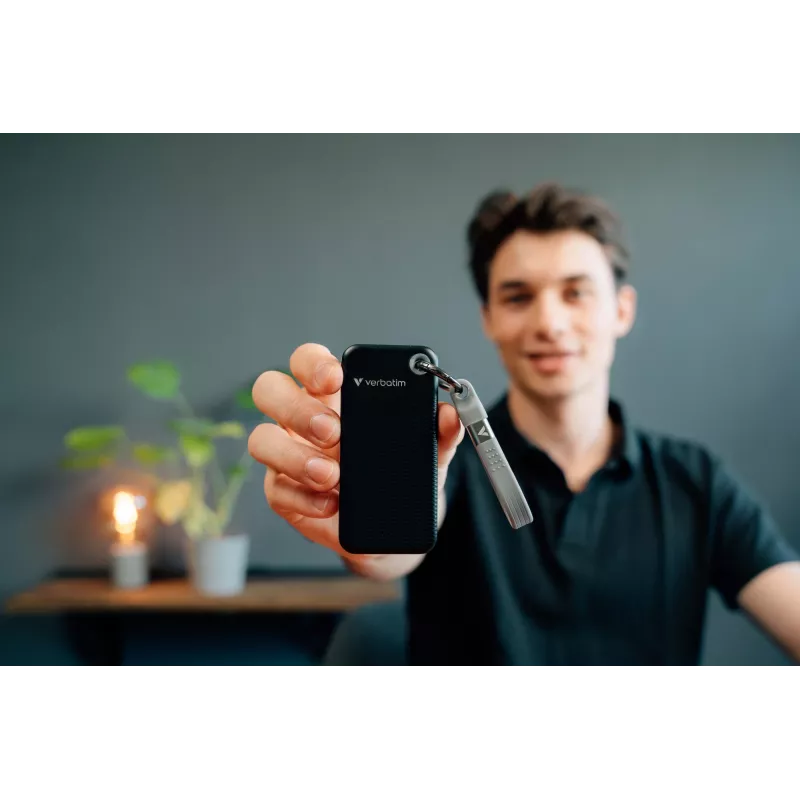 Verbatim Pocket SSD USB 3.2 Gen 2 1 TB musta/harmaa